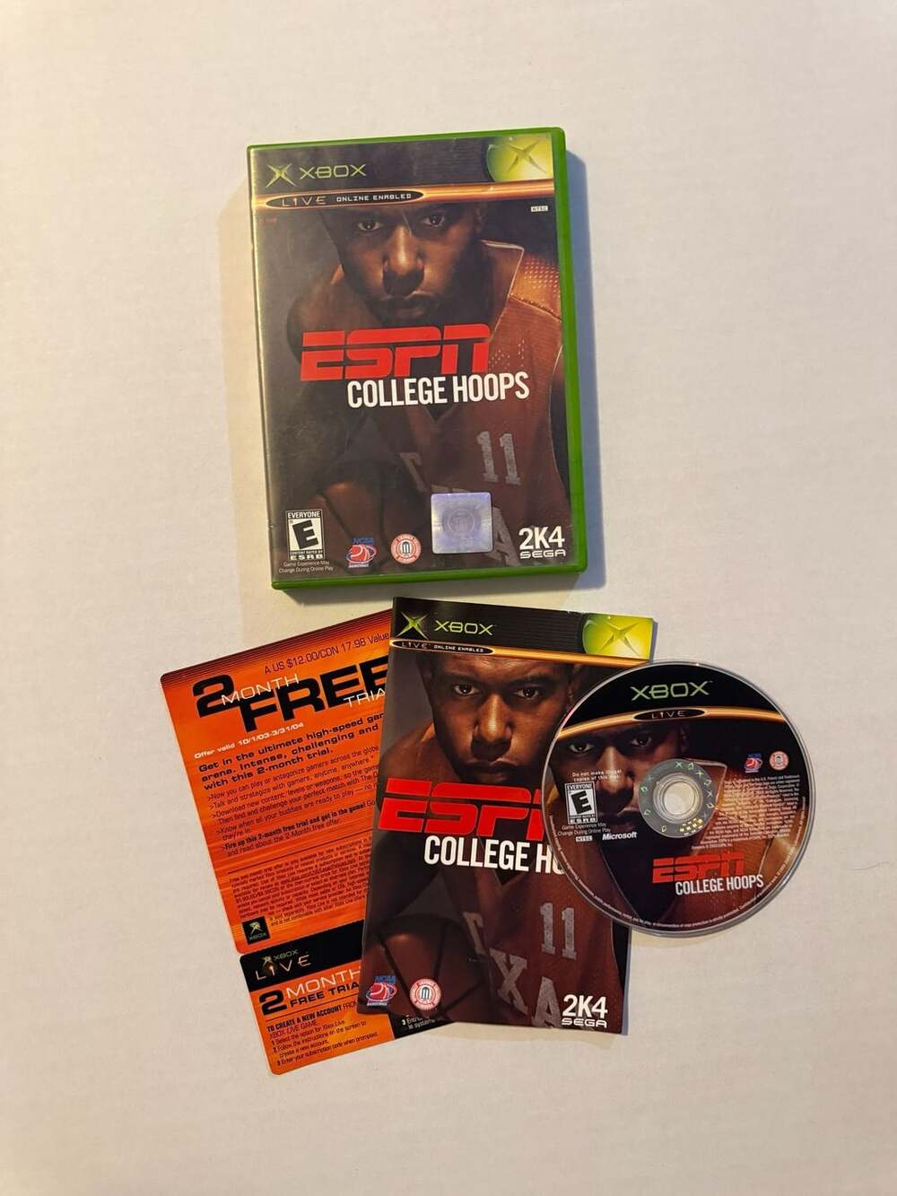ESPN College Hoops 2K4 Xbox Video Game